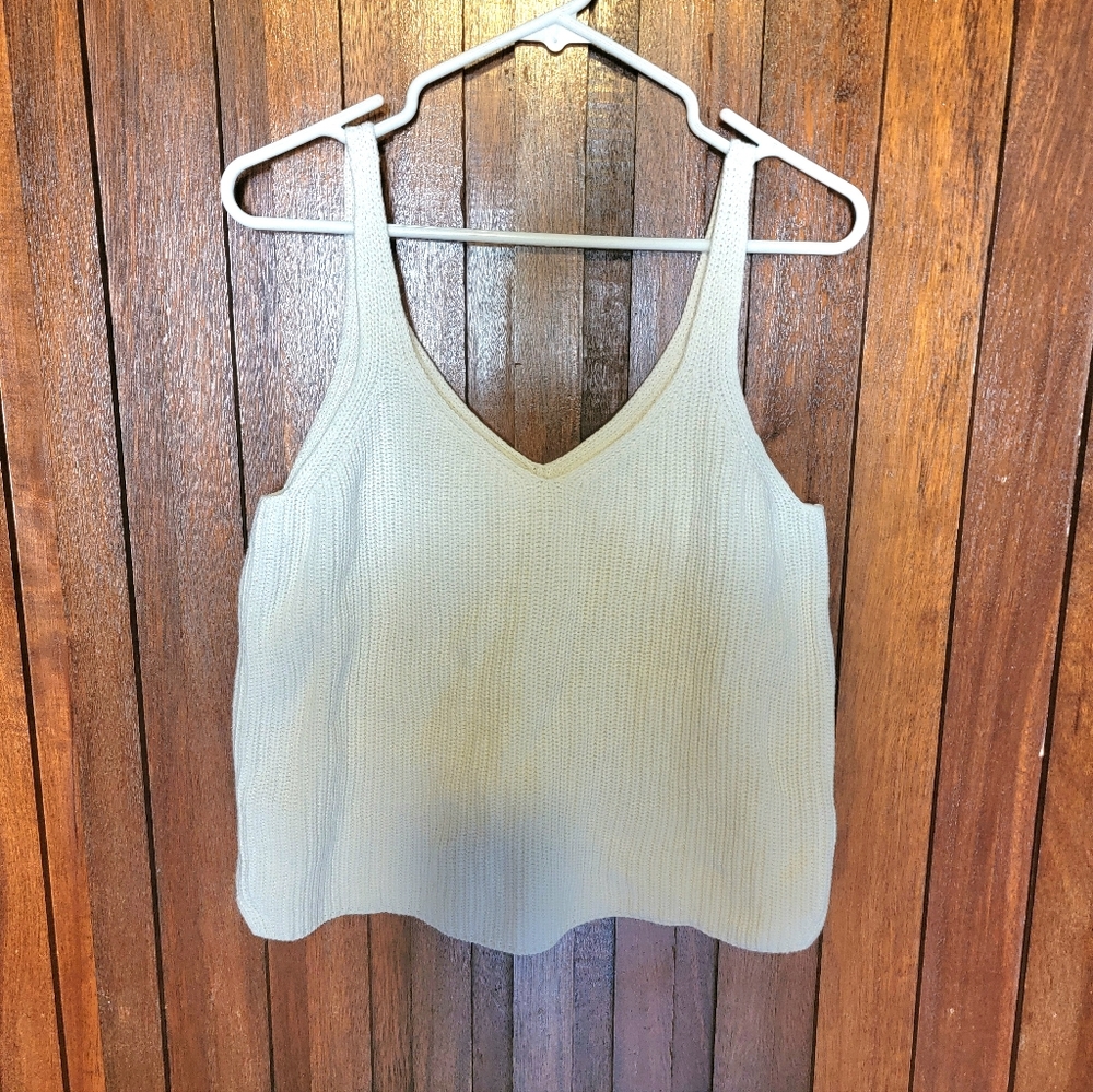 Express Cream Tank Top